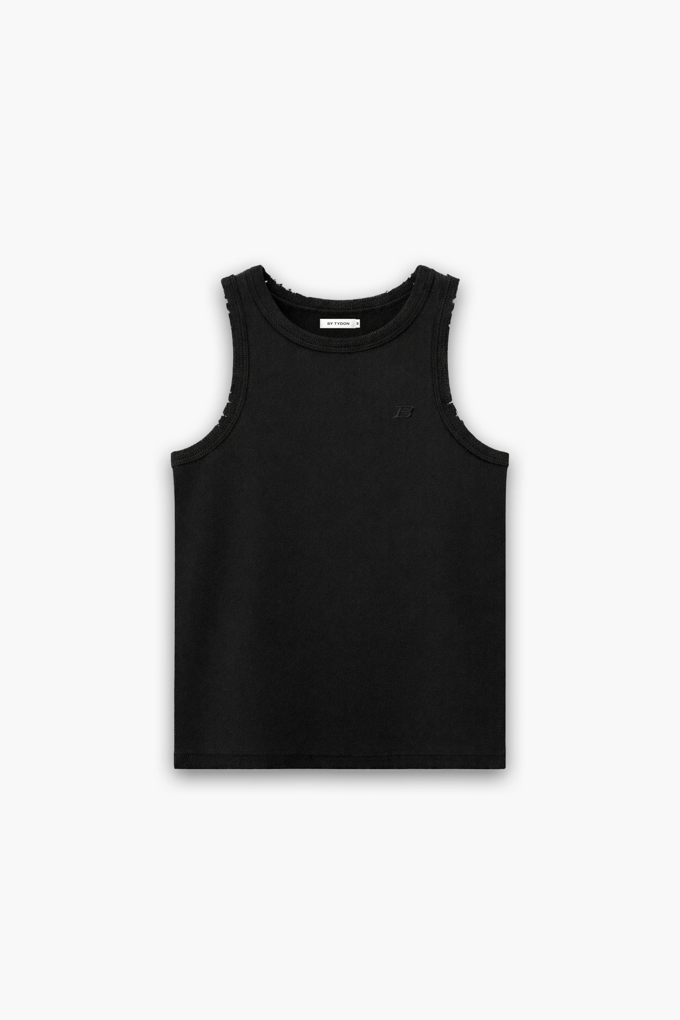 Ribbed Tank - Black