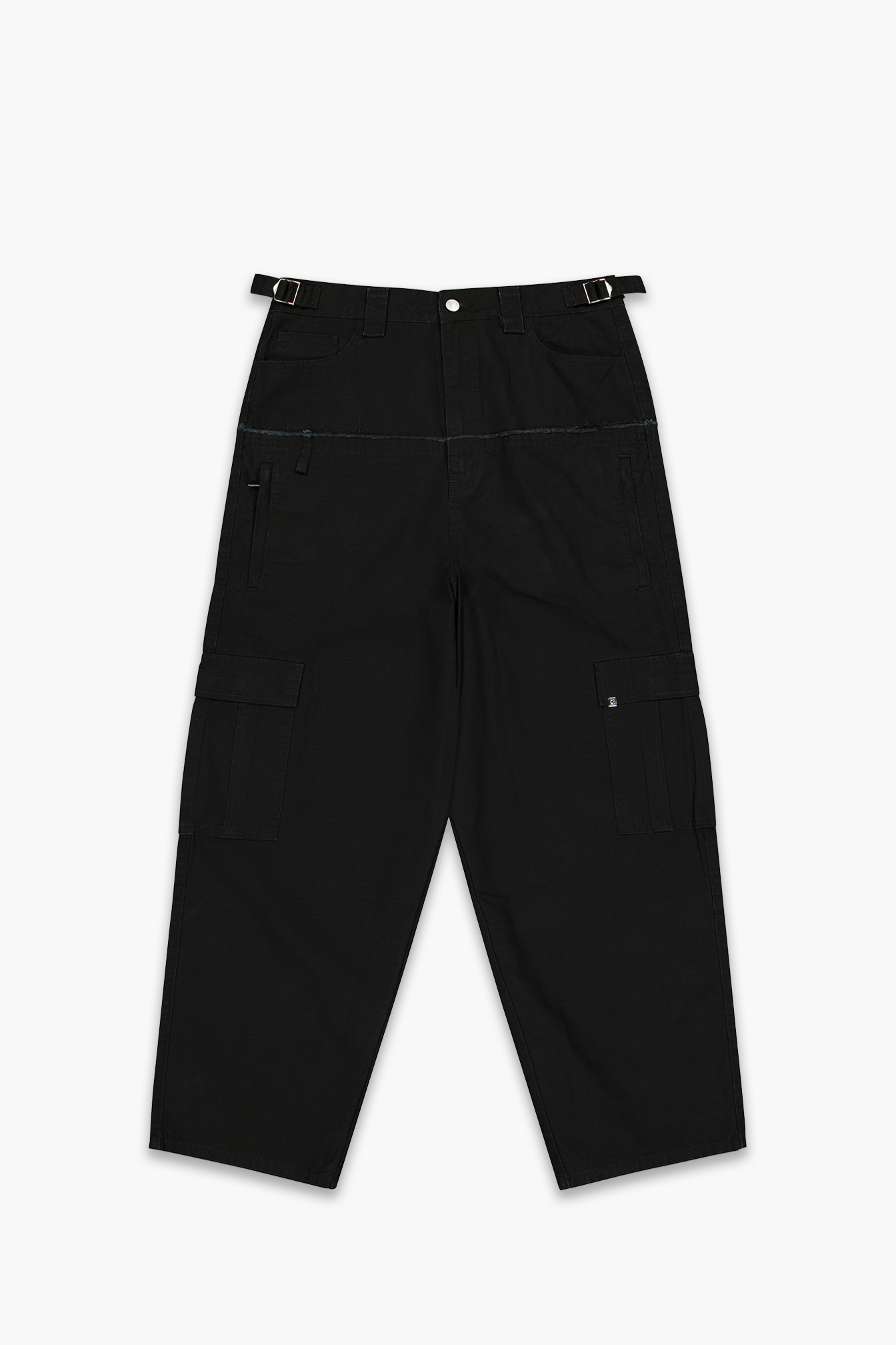Cut-Up Baggy Cargo Pants