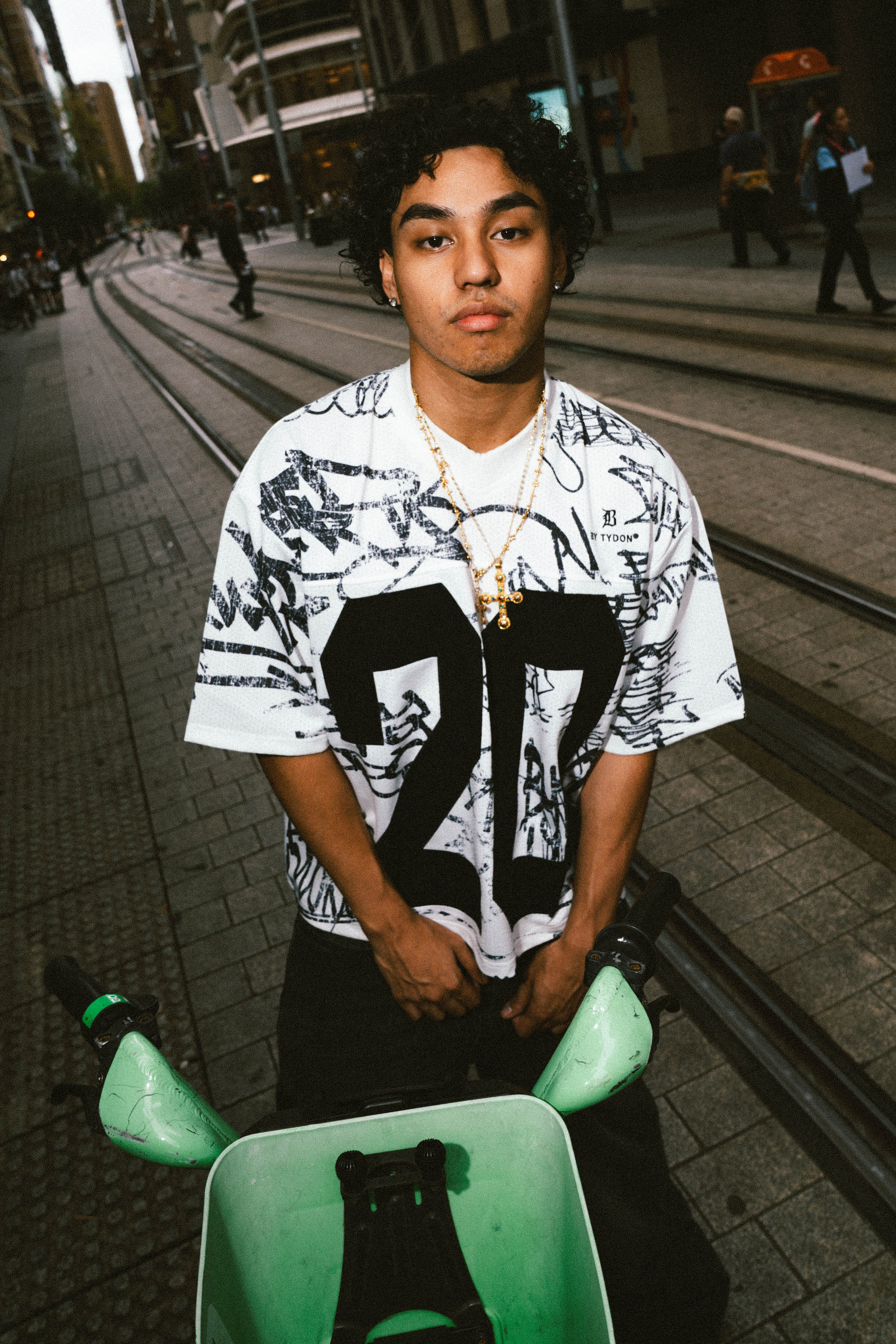 White Graffiti Jersey