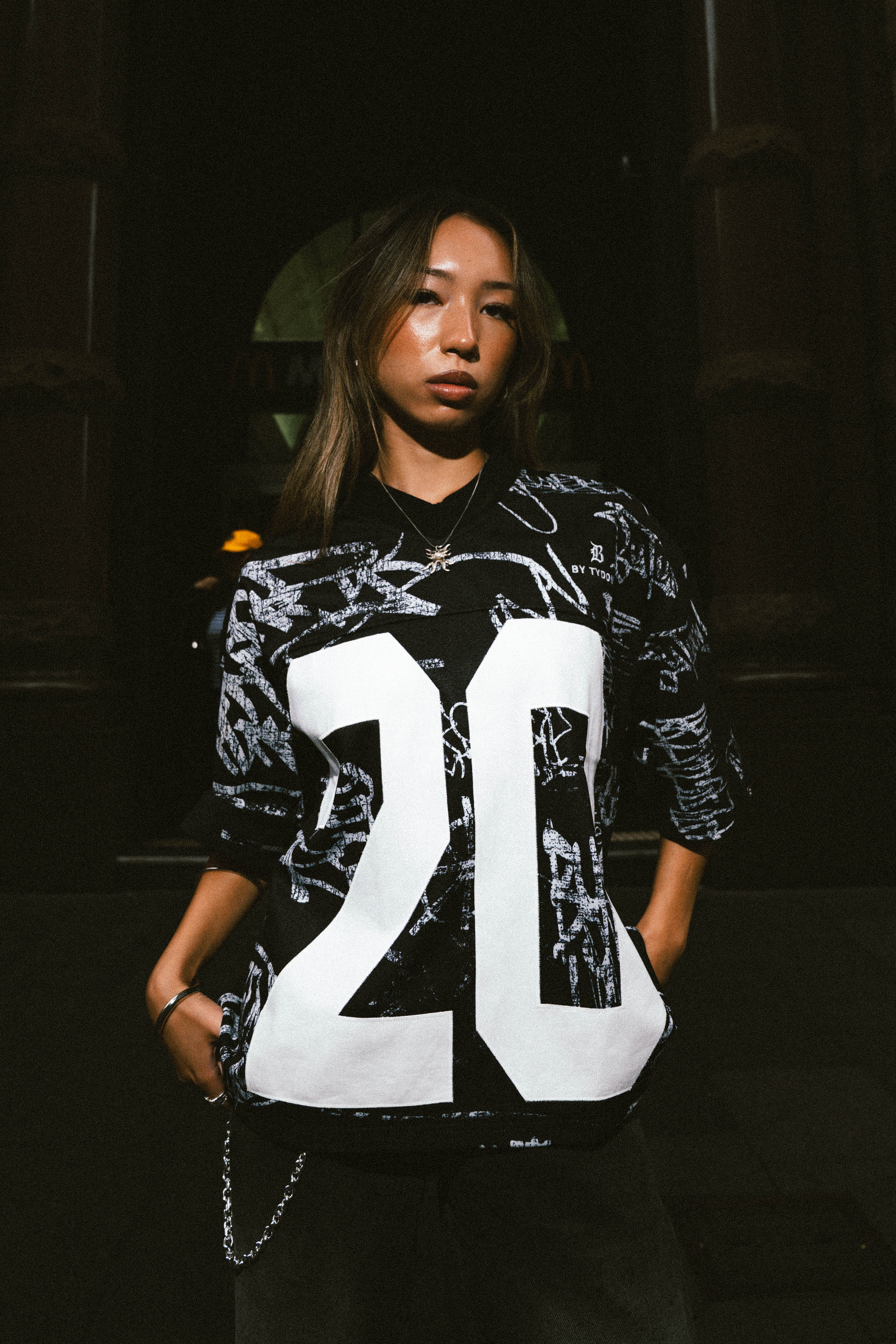 Black Graffiti Jersey