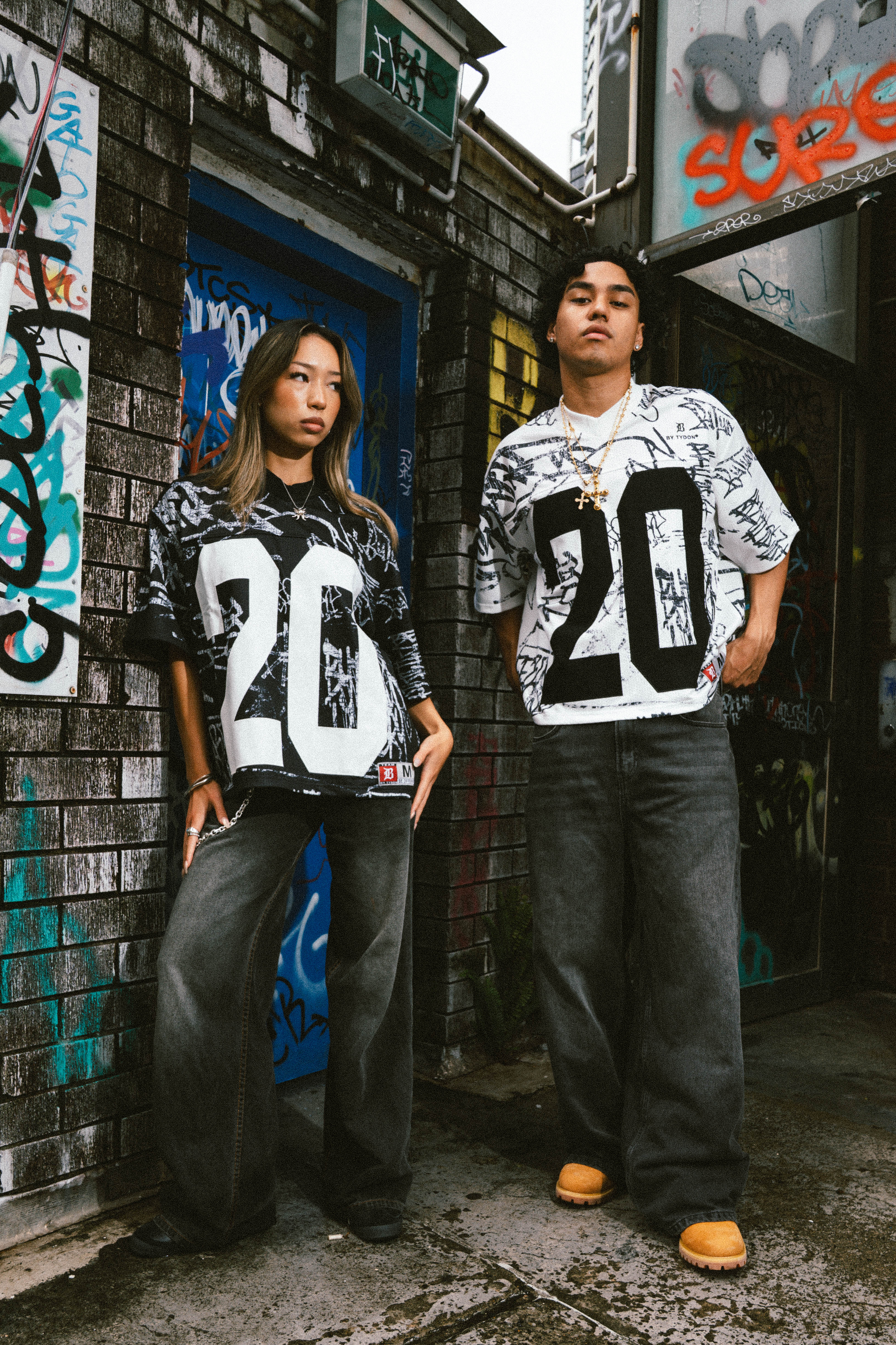 Black Graffiti Jersey
