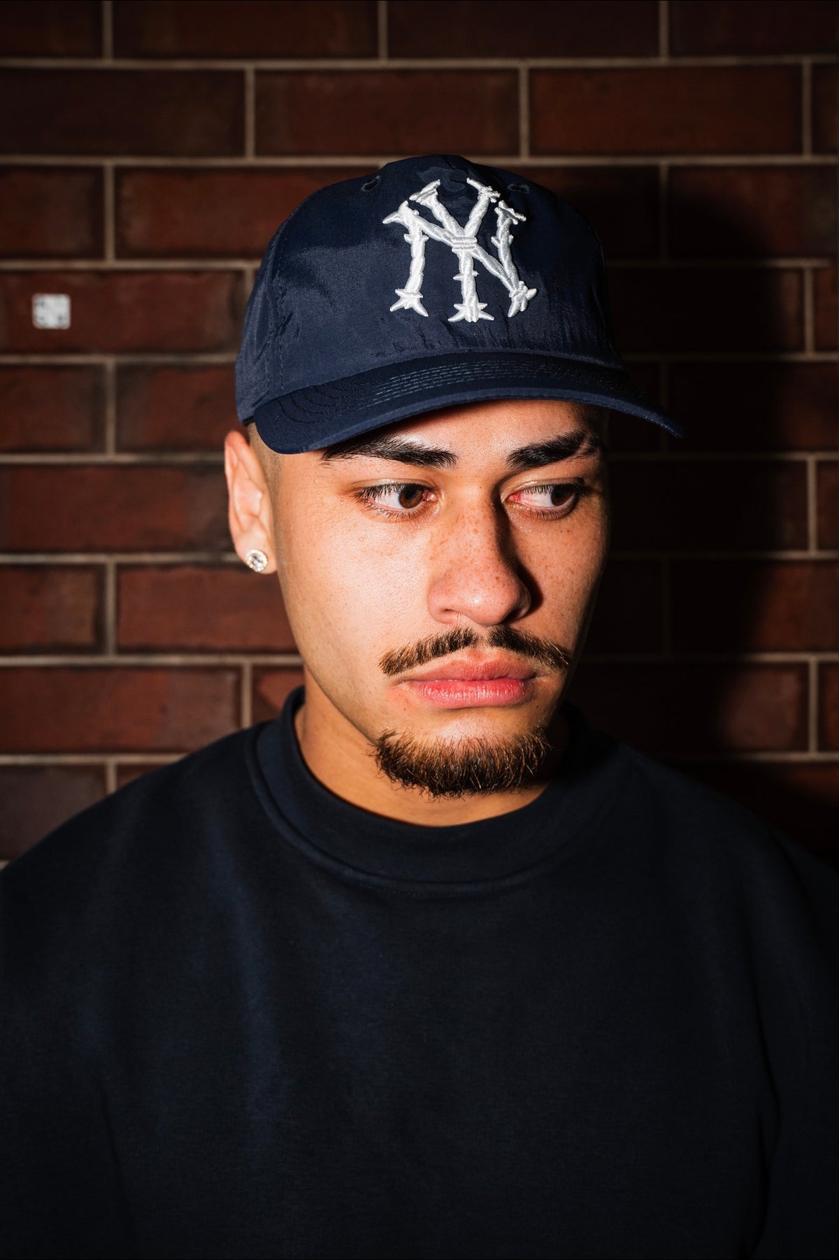 NY Barbwire Hat - Navy