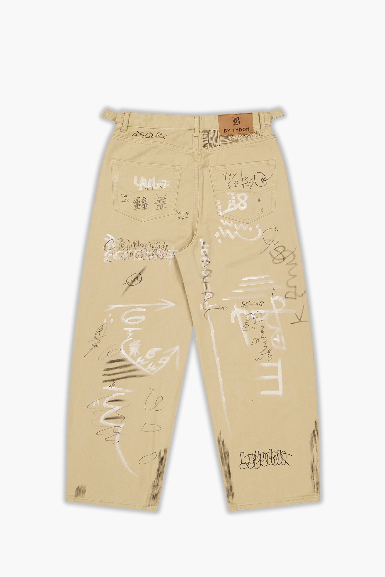 Khaki Graffiti Jeans
