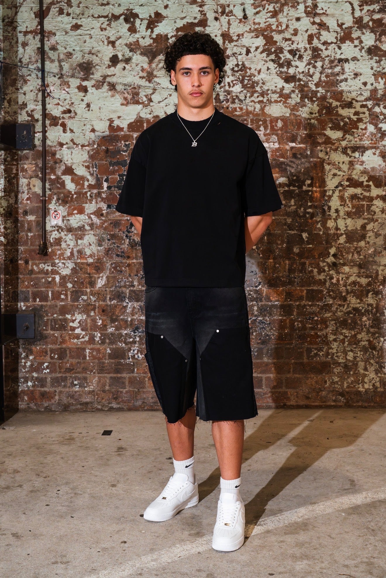 Destroyed Workwear Shorts