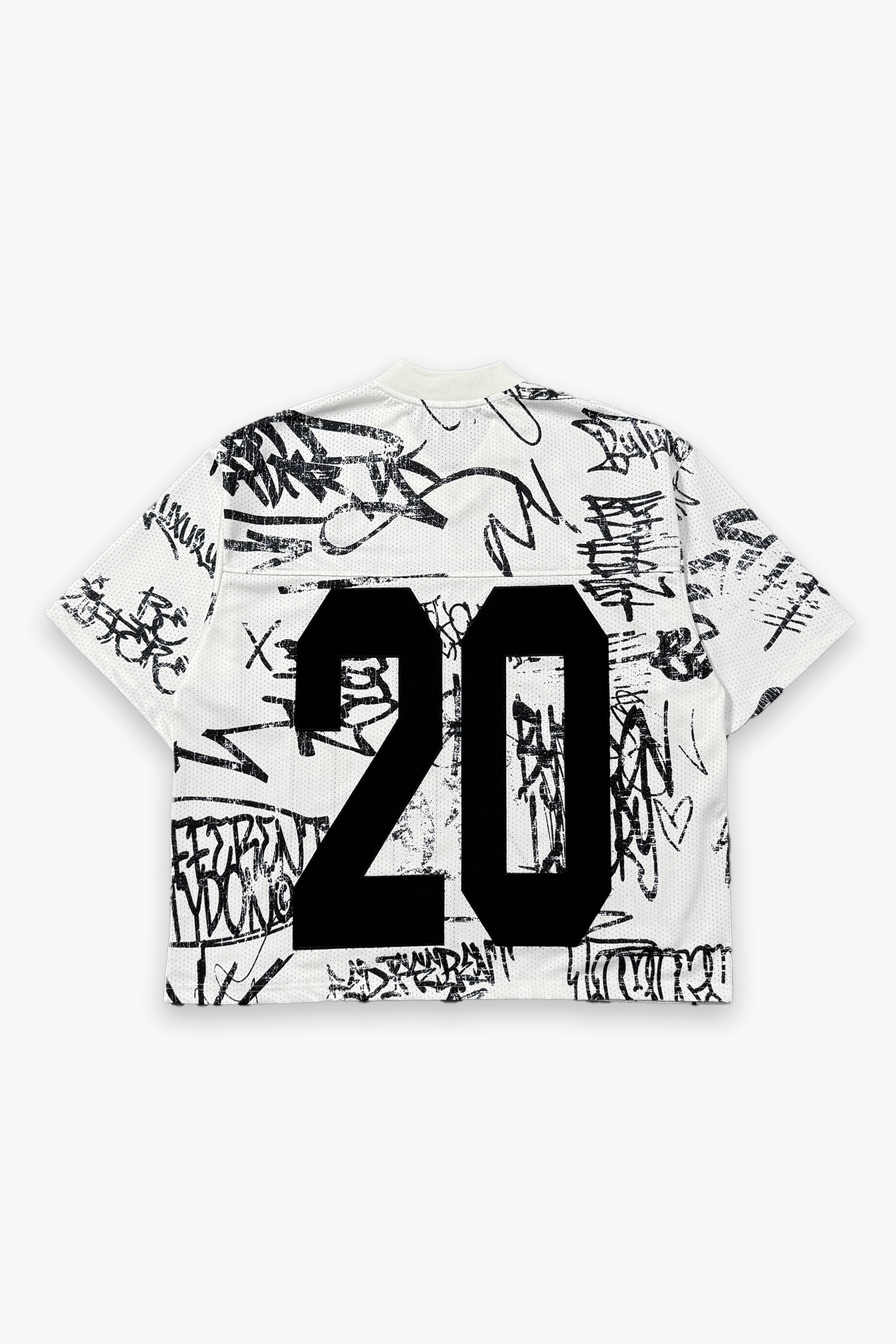 White Graffiti Jersey