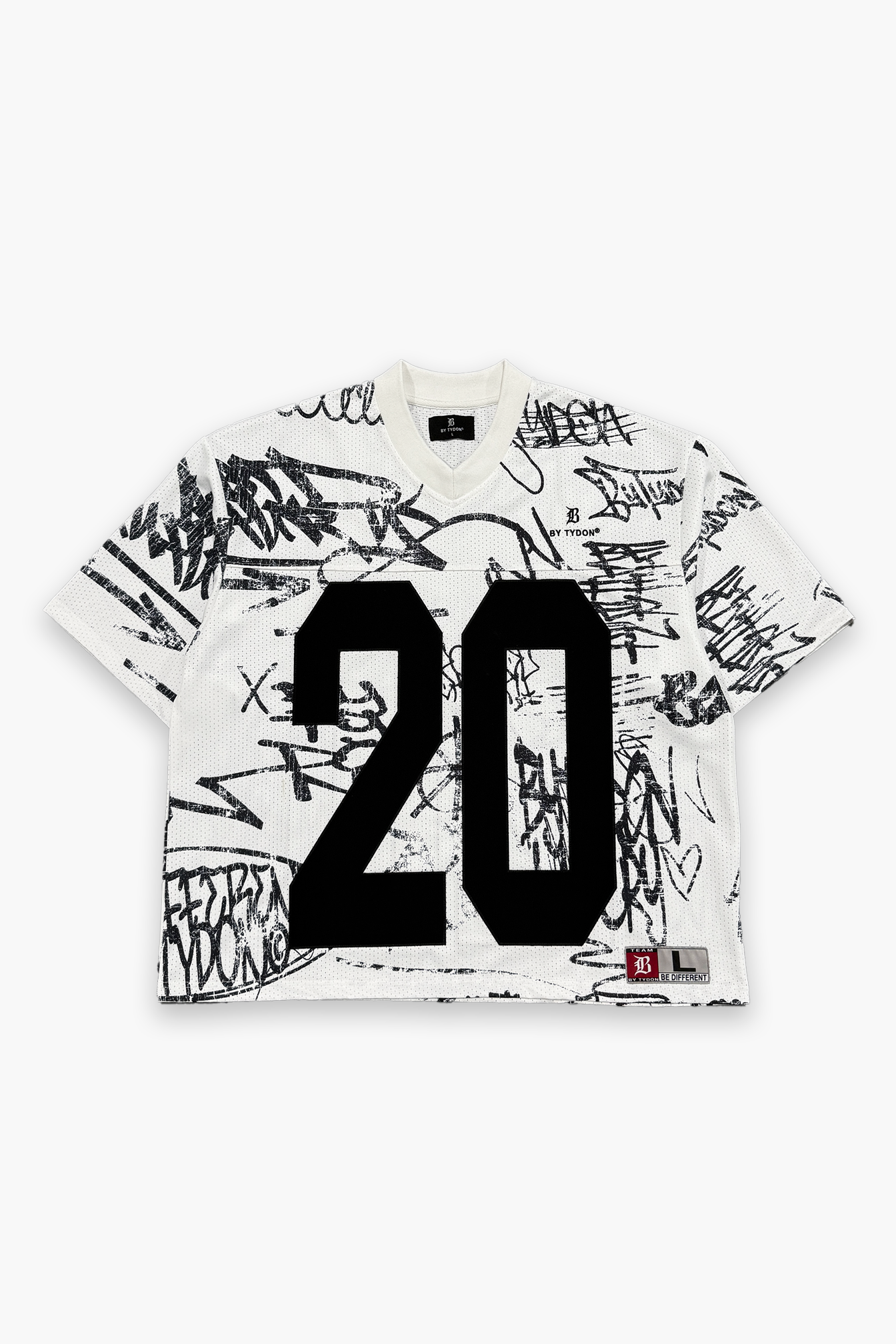 White Graffiti Jersey