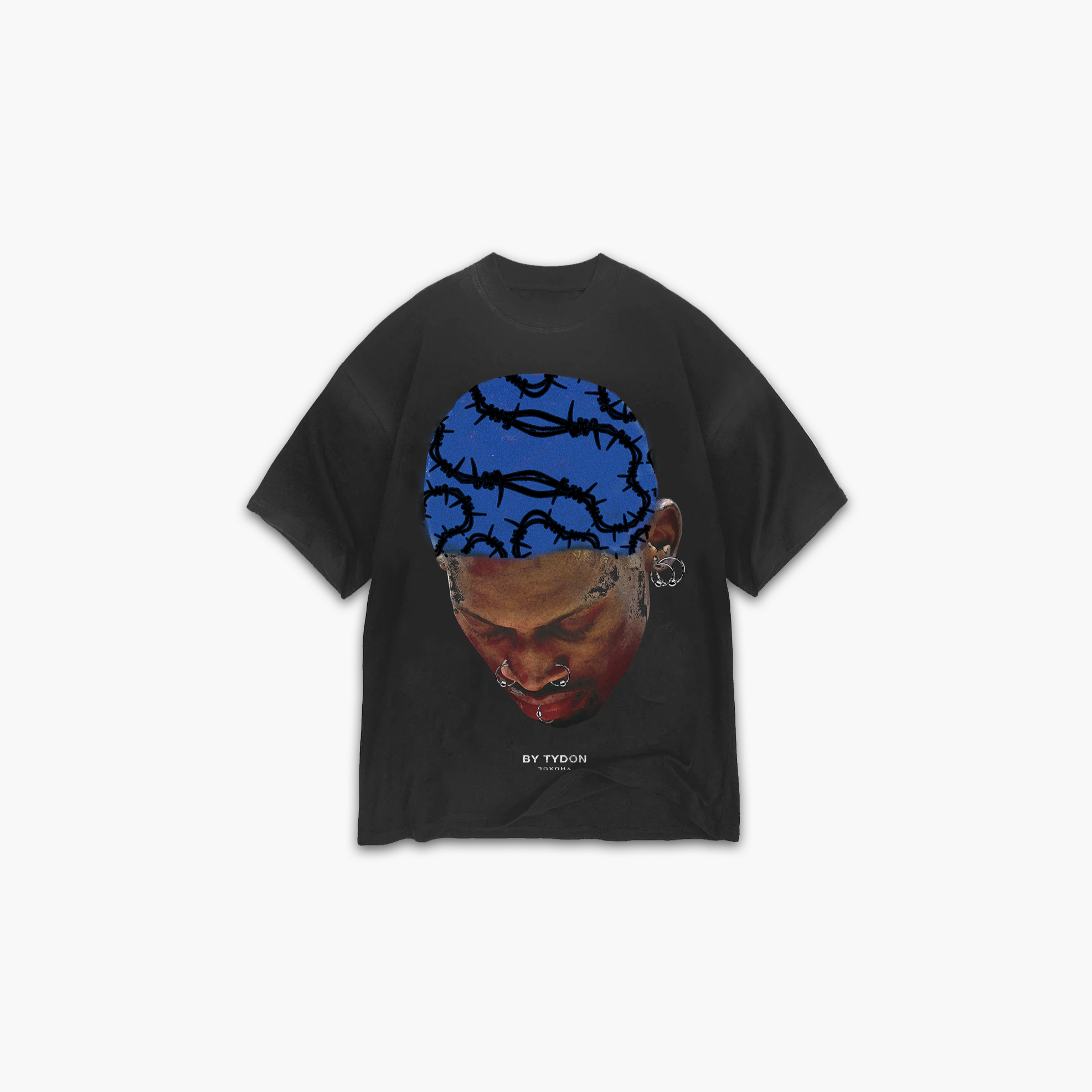Washed Black/Blue Rodman T-Shirts