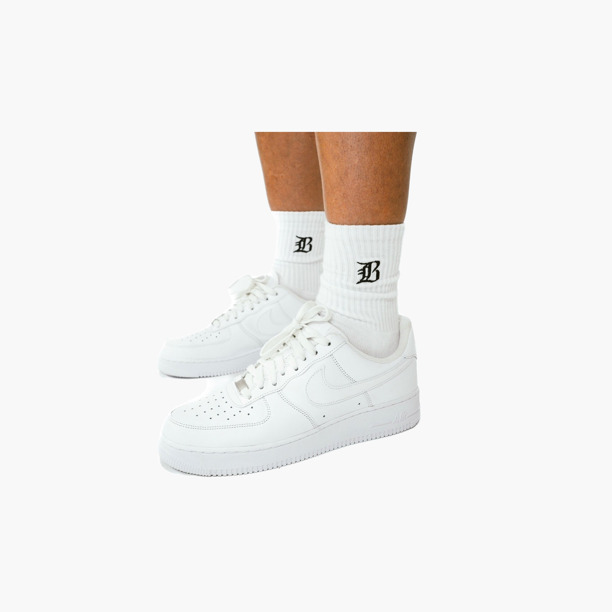 Team Logo Crew Socks 'Fresh White'