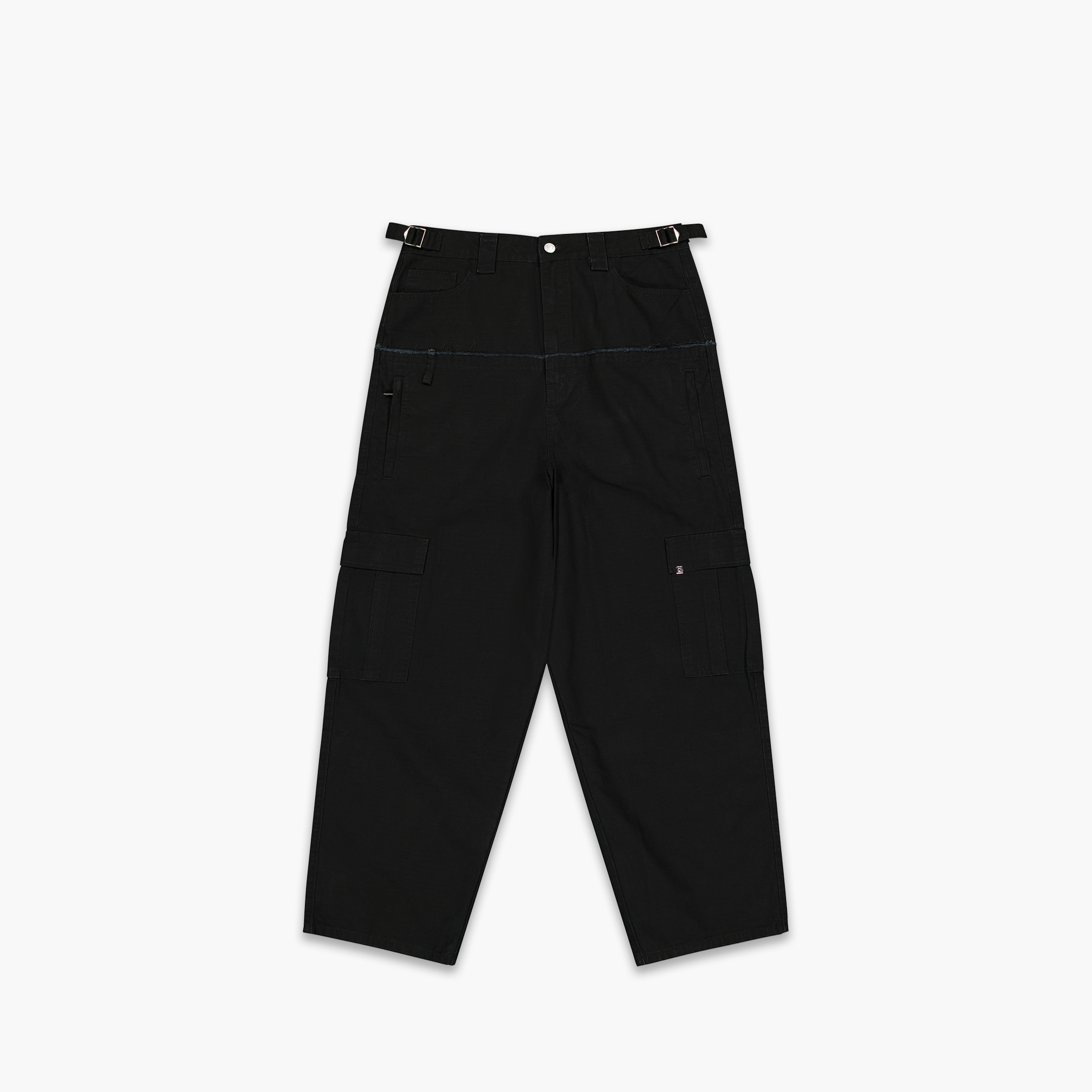 Cut-Up Baggy Cargo Pants