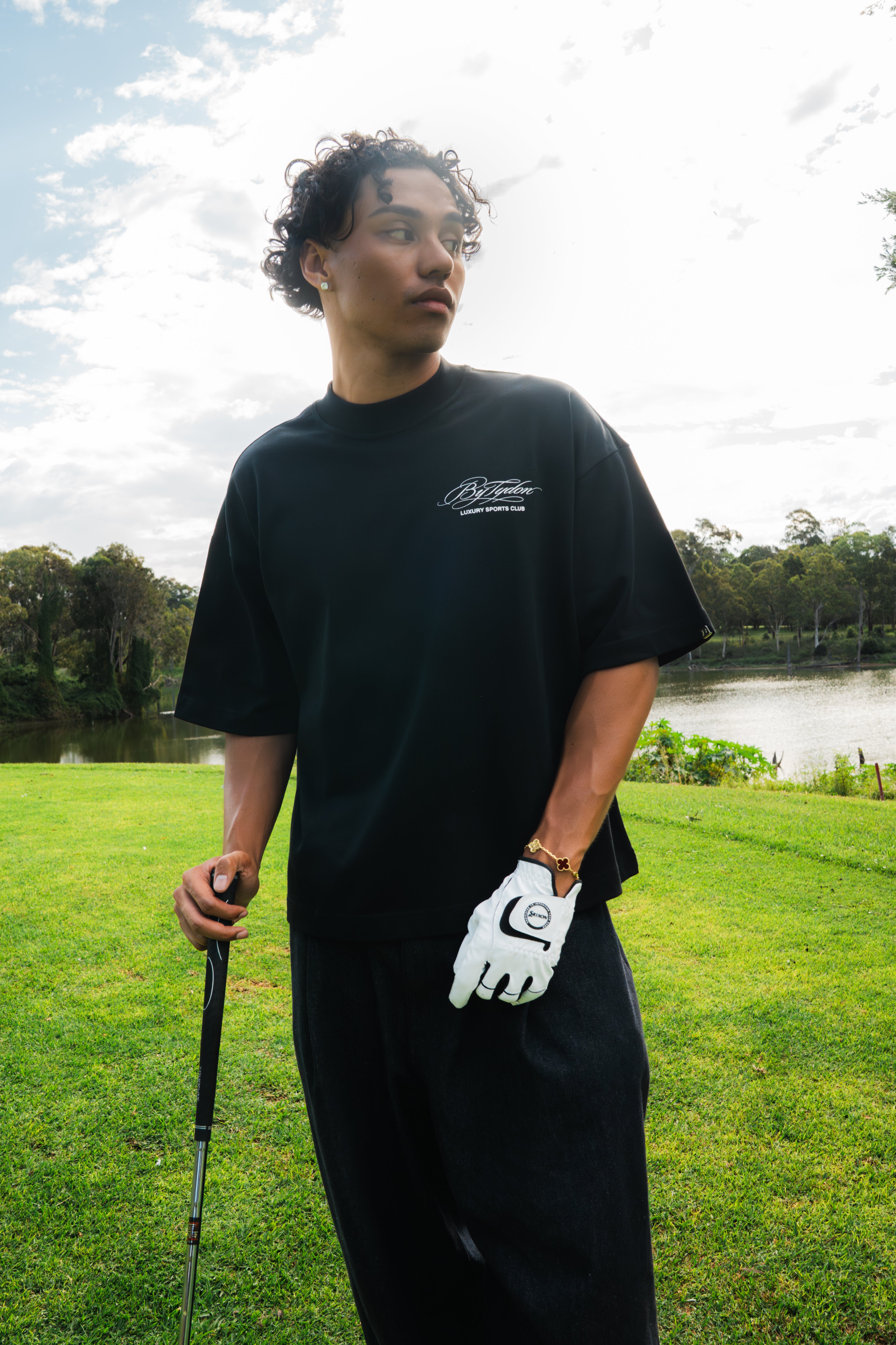 Luxury Sports Club T-Shirt - Black