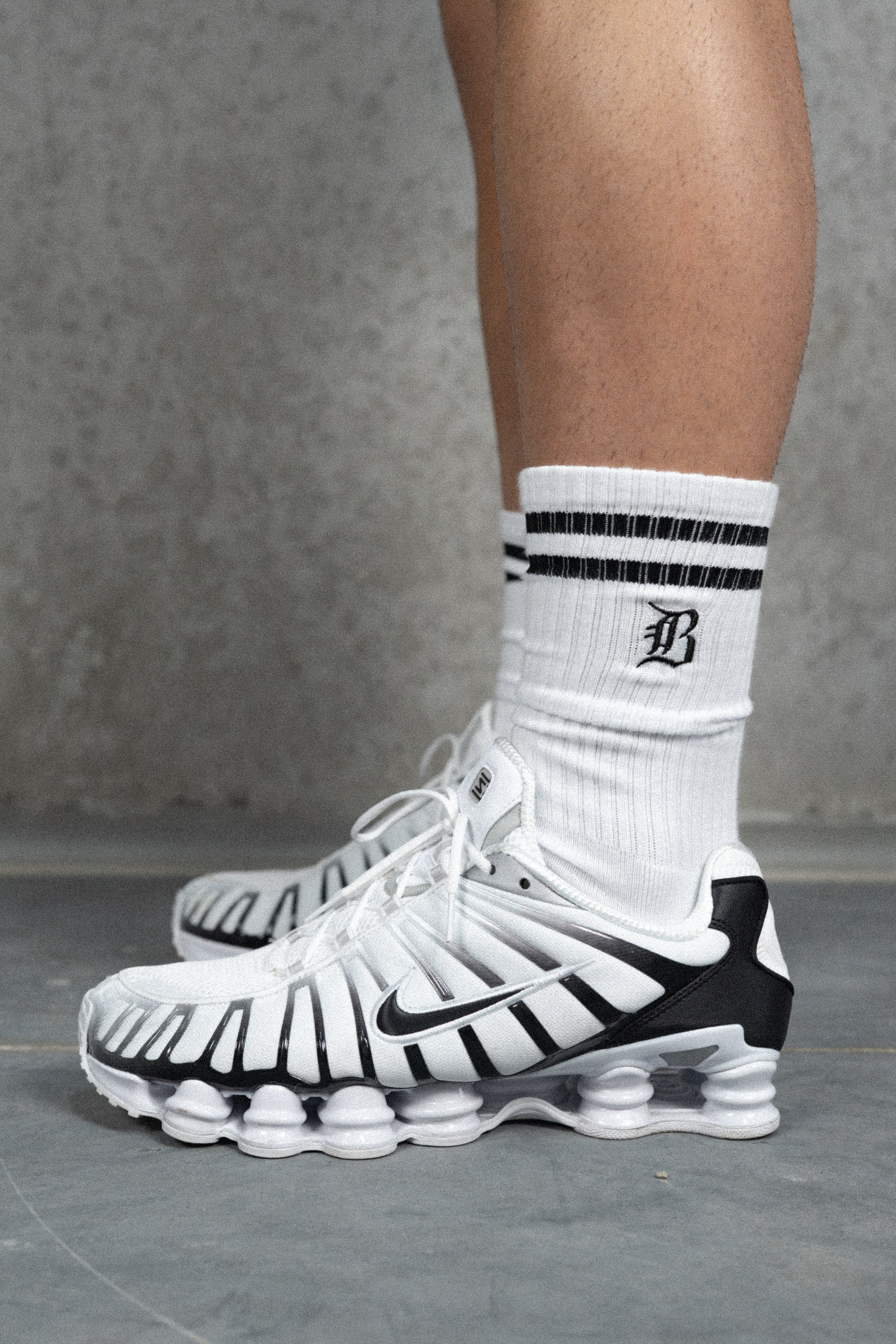Striped Logo socks