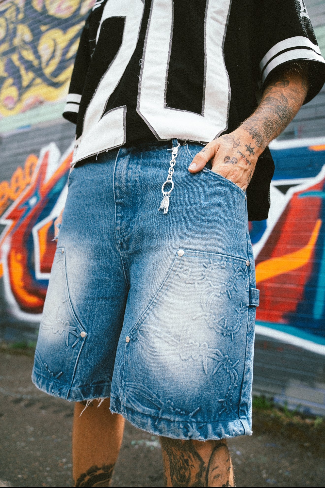 Barbwire Jorts