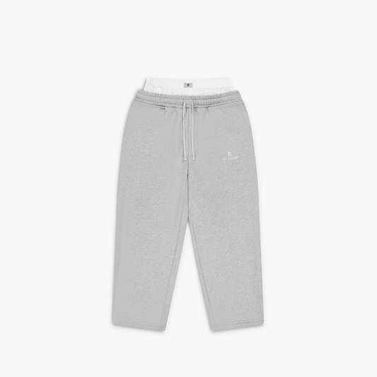 Double Waisted Sweatpants - Grey