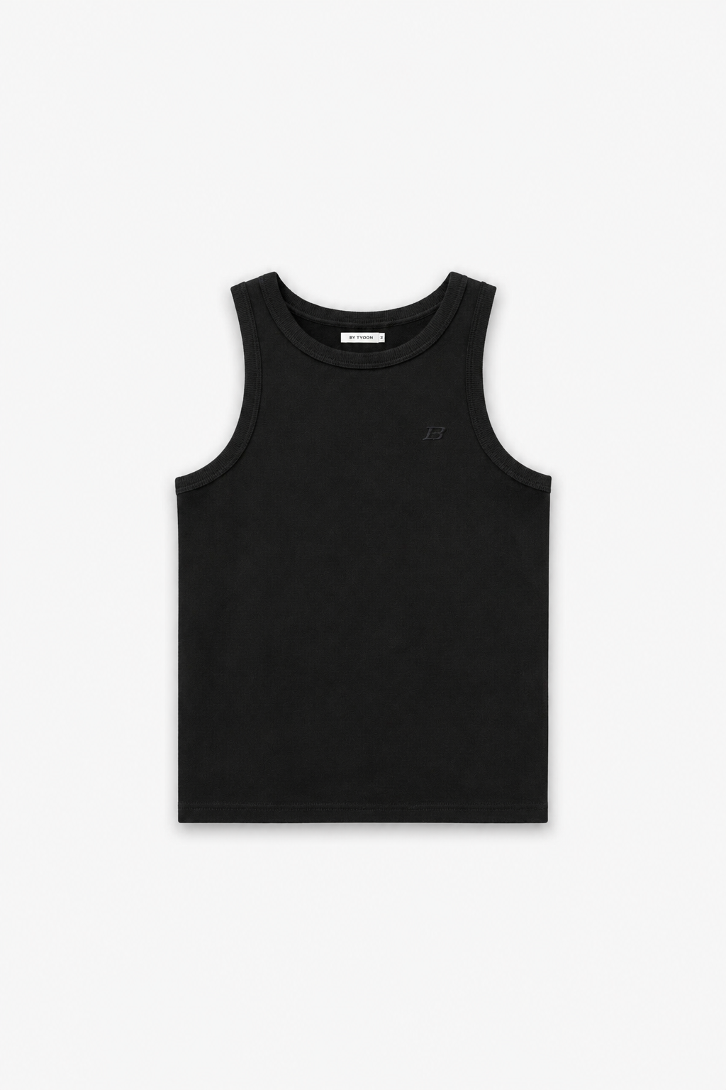 Ribbed Tank - Black
