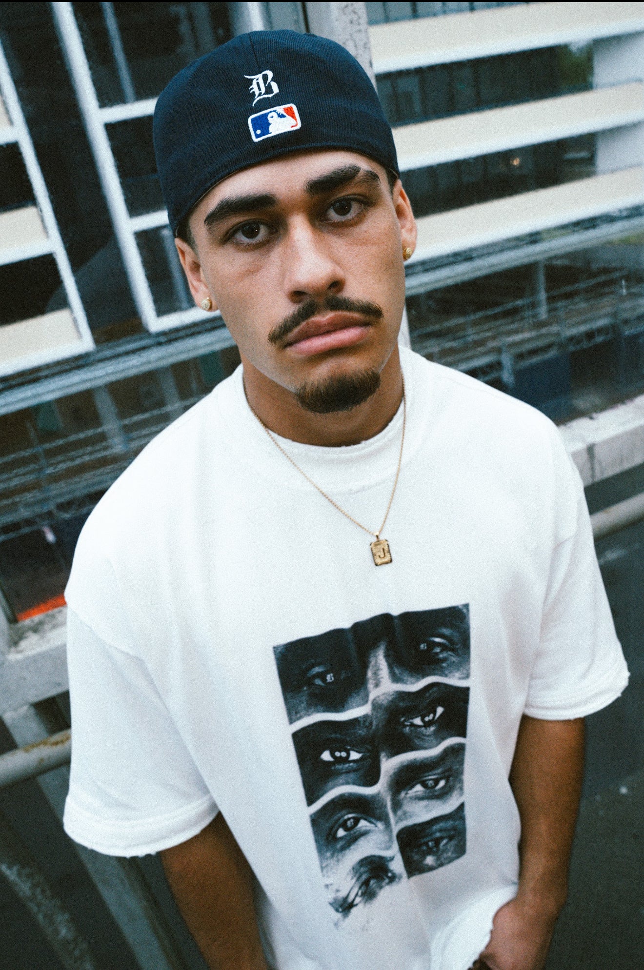 Double Brim Fitted Hat