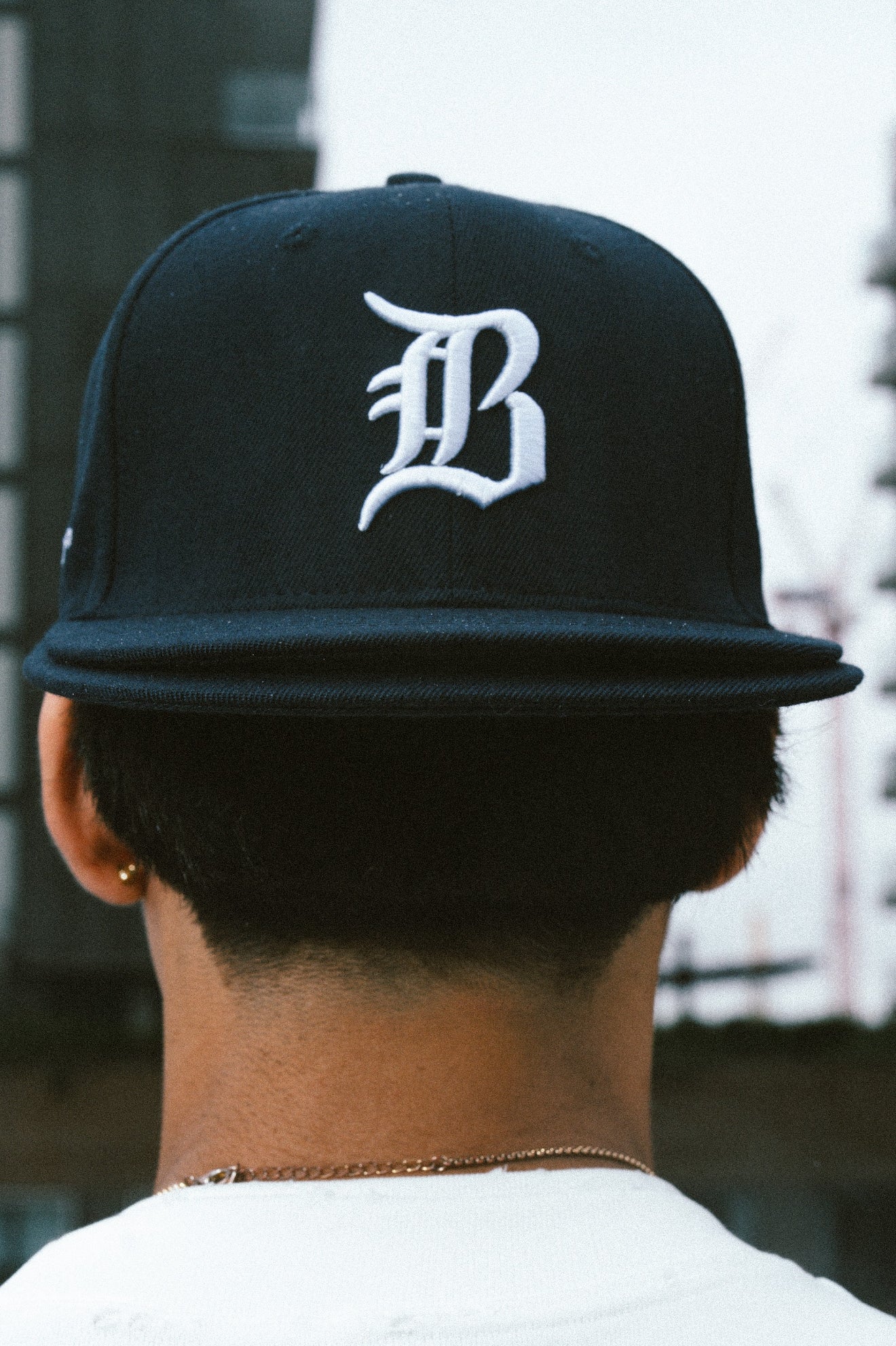 Double Brim Fitted Hat