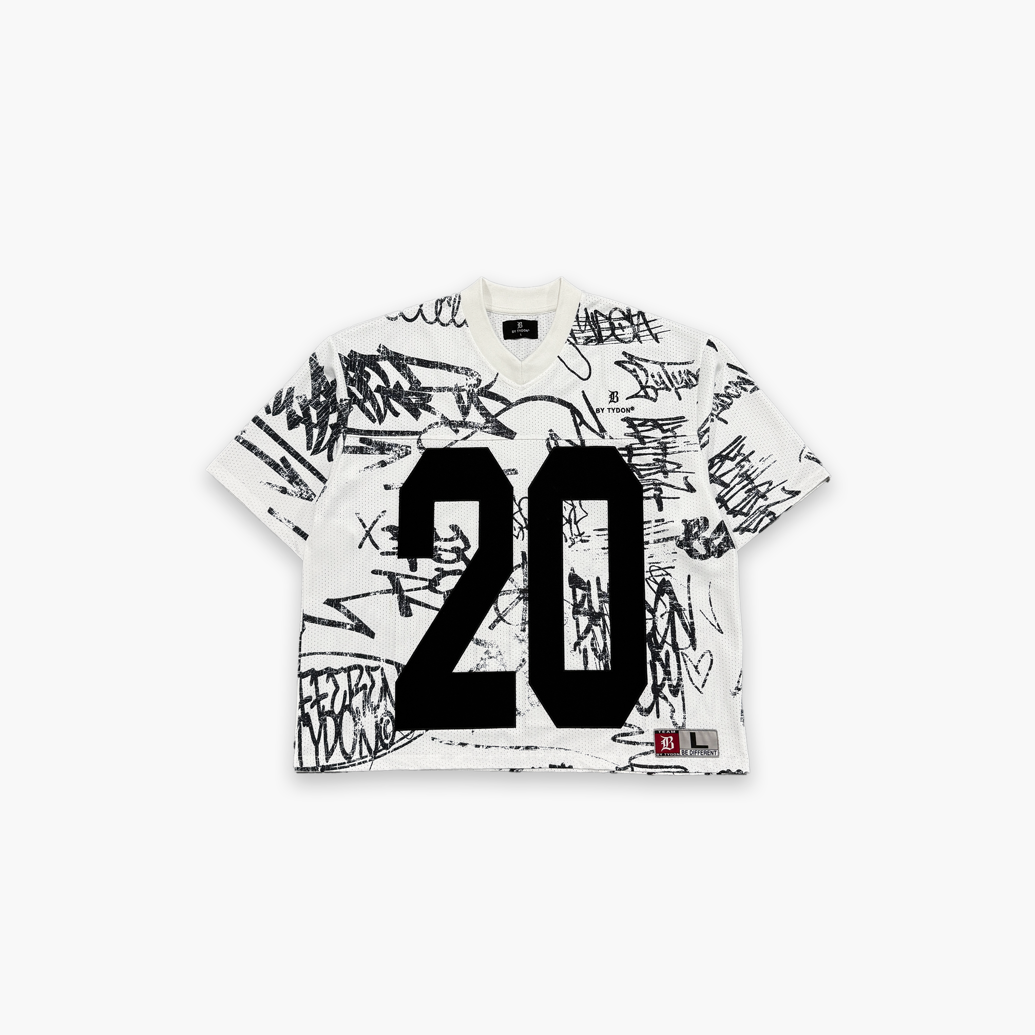 White Graffiti Jersey